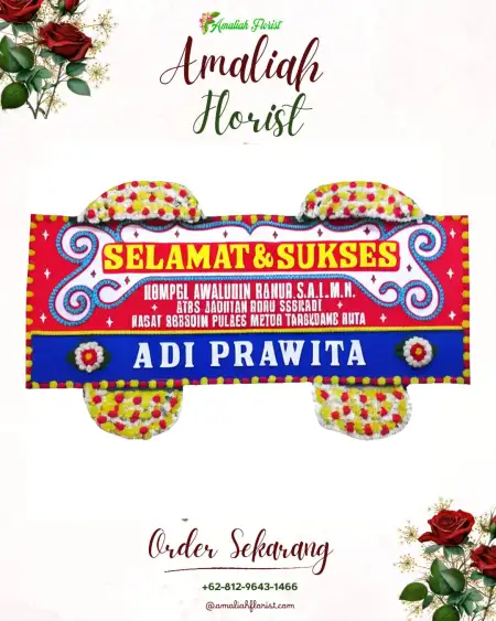 Papan Bunga Ucapan Selamat Kintap